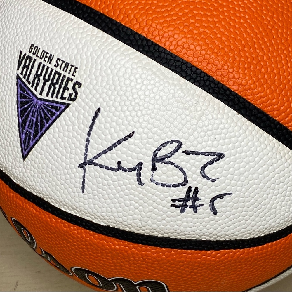 Kayla Thornton Autographed Basketball Size 5” WNBA Golden State Valkyries Ball - Picture 2 of 9